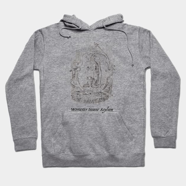 Worcester Insane Asylum Hoodie by EphemeraKiosk